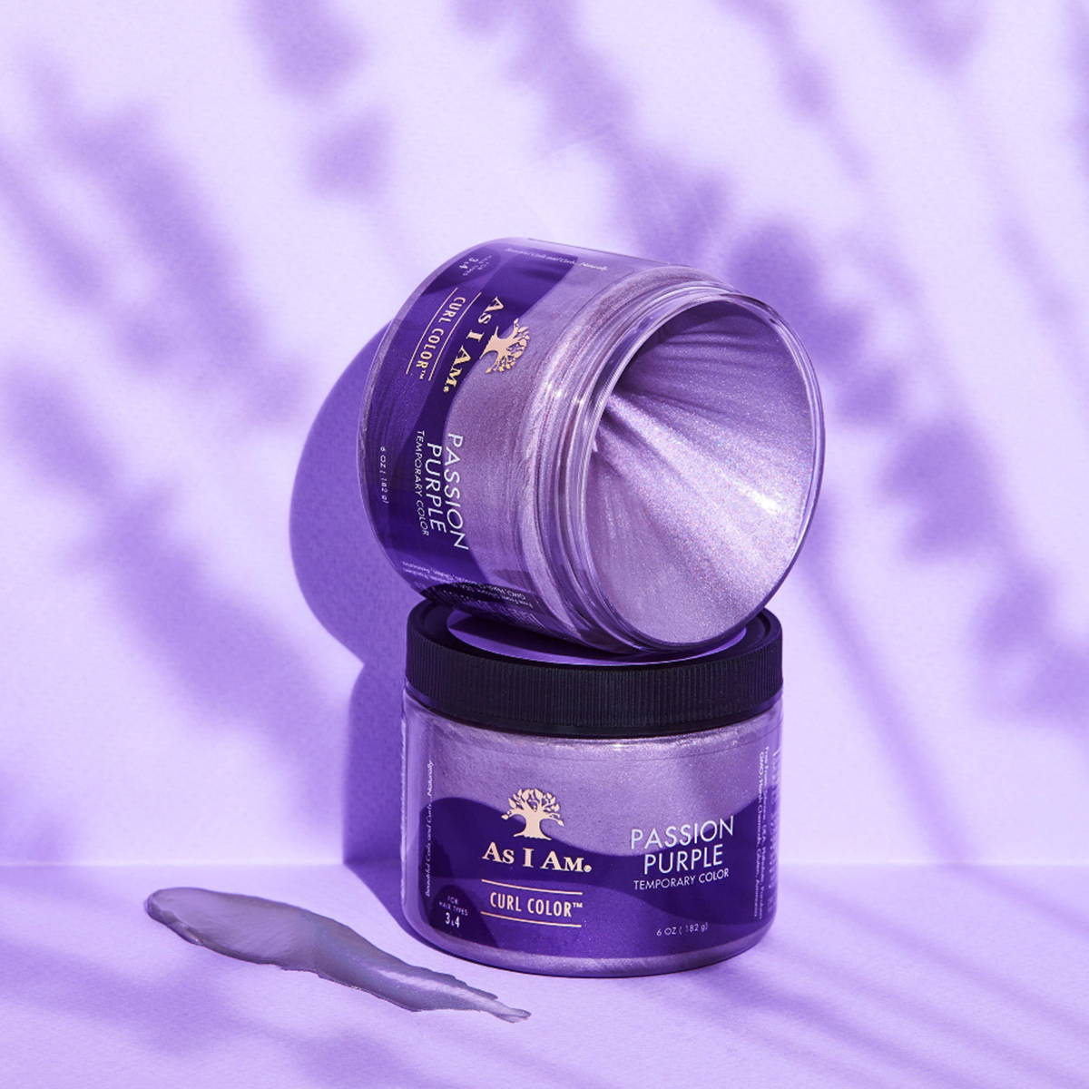 Crema de Color Para Cabello - Morado Pasión